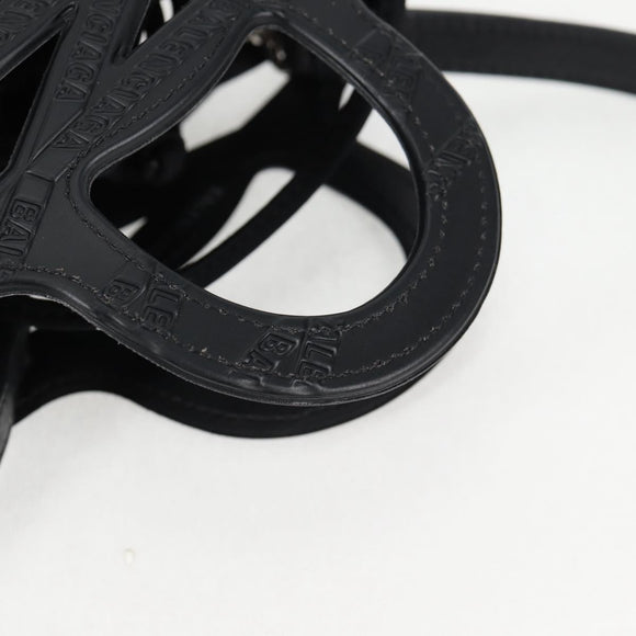 BALENCIAGA Hand Bag Leather 2way Black 660787 Auth 134863V