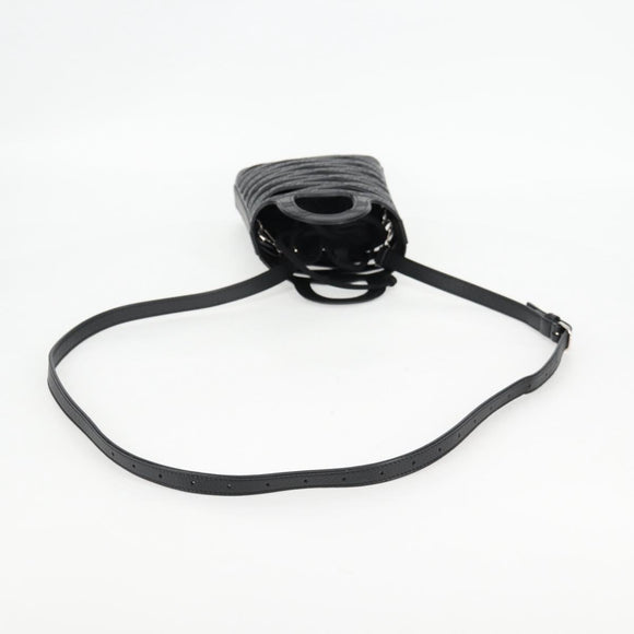 BALENCIAGA Hand Bag Leather 2way Black 660787 Auth 134863V