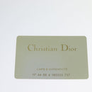 Christian Dior Montaigne Tote Bag Leather Canvas Black Silver Auth 134865-24