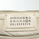 Maison Margiela 5AC Mini Hand Bag Leather 2way White Silver Auth 134868-19