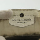 Maison Margiela 5AC Mini Hand Bag Leather 2way White Silver Auth 134868-21