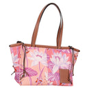 LOEWE Anagram Tote Bag Canvas Pink Auth 134869M-1