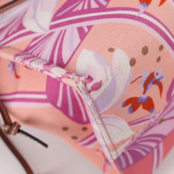 LOEWE Anagram Tote Bag Canvas Pink Auth 134869M