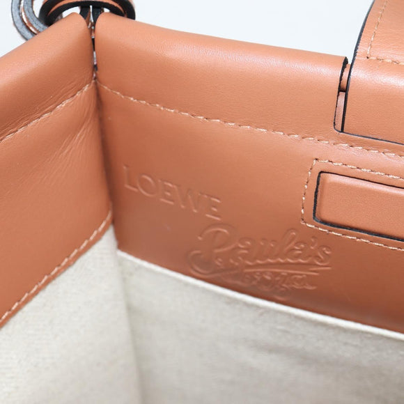 LOEWE Anagram Tote Bag Canvas Pink Auth 134869M