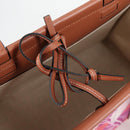 LOEWE Anagram Tote Bag Canvas Pink Auth 134869M-9