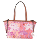 LOEWE Anagram Tote Bag Canvas Pink Auth 134869M-2