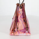 LOEWE Anagram Tote Bag Canvas Pink Auth 134869M-3