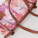 LOEWE Anagram Tote Bag Canvas Pink Auth 134869M-6