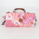 LOEWE Anagram Tote Bag Canvas Pink Auth 134869M-5