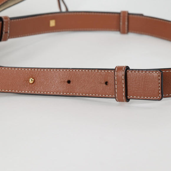 LOEWE Hand Bag Canvas 2way Multicolor Gold Auth 134870M