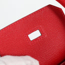 HERMES Birkin 30 Hand Bag Leather Red Silver Auth 134875SM-24