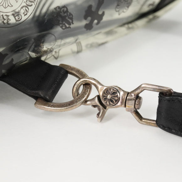 Chrome Hearts PVC BACK TO SCHOOL Backpack Vinyl Leather Black Auth 134876M