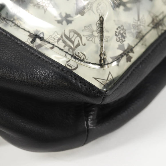 Chrome Hearts PVC BACK TO SCHOOL Backpack Vinyl Leather Black Auth 134876M