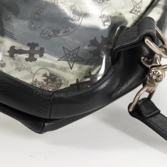 Chrome Hearts PVC BACK TO SCHOOL Backpack Vinyl Leather Black Auth 134876M