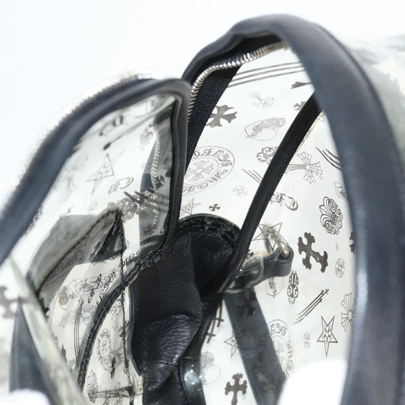 Chrome Hearts PVC BACK TO SCHOOL Backpack Vinyl Leather Black Auth 134876M