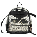 Chrome Hearts PVC BACK TO SCHOOL Backpack Vinyl Leather Black Auth 134876M-3