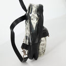 Chrome Hearts PVC BACK TO SCHOOL Backpack Vinyl Leather Black Auth 134876M-4