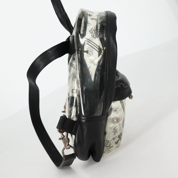 Chrome Hearts PVC BACK TO SCHOOL Rugzak Vinyl Leer Zwart Auth 134876SAM