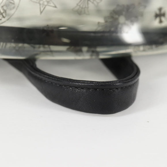 Chrome Hearts PVC BACK TO SCHOOL Backpack Vinyl Leather Black Auth 134876M