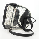 Chrome Hearts PVC BACK TO SCHOOL Backpack Vinyl Leather Black Auth 134876M-9