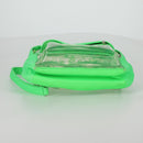 Chrome Hearts PVC BACK TO SCHOOL Backpack Vinyl Leather Green Auth 134877M-5