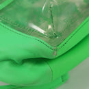 Chrome Hearts PVC BACK TO SCHOOL Backpack Vinyl Leather Green Auth 134877M-10