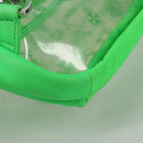 Chrome Hearts PVC BACK TO SCHOOL Backpack Vinyl Leather Green Auth 134877M-17