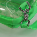 Chrome Hearts PVC BACK TO SCHOOL Backpack Vinyl Leather Green Auth 134877M-18