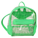 Chrome Hearts PVC BACK TO SCHOOL Rugzak Vinyl Leer Groen Auth 134877SAM-1