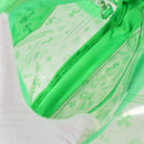 Chrome Hearts PVC BACK TO SCHOOL Backpack Vinyl Leather Green Auth 134877M-11