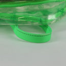 Chrome Hearts PVC BACK TO SCHOOL Backpack Vinyl Leather Green Auth 134877M-7