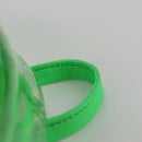 Chrome Hearts PVC BACK TO SCHOOL Backpack Vinyl Leather Green Auth 134877M-14