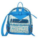 Chrome Hearts PVC BACK TO SCHOOL Rugzak Vinyl Leer Blauw Auth 134878SAM-2