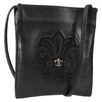 Chrome Hearts Cross Ball Button Gunslinger Bag Leather Black Auth 134879M