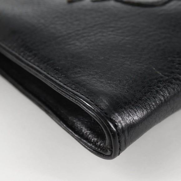 Chrome Hearts Cross Ball Button Gunslinger Bag Leather Black Auth 134879M