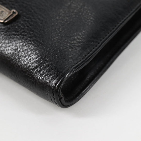 Chrome Hearts Cross Ball Button Gunslinger Bag Leather Black Auth 134879M