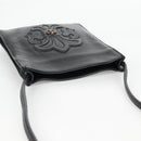 Chrome Hearts Cross Ball Button Gunslinger Bag Leather Black Auth 134879M-6