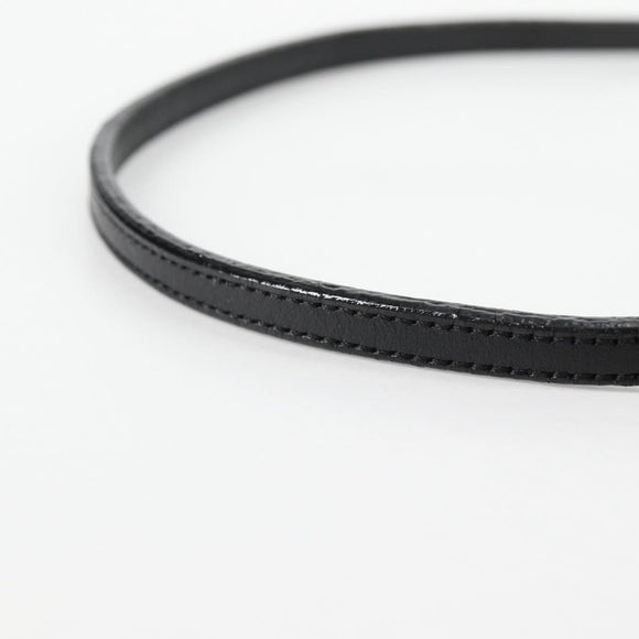 Chrome Hearts Cross Ball Button Gunslinger Bag Leather Black Auth 134879M