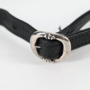 Chrome Hearts BS Flare Patch Square Pocket Bag Leather Black Silver Auth 134880M-10