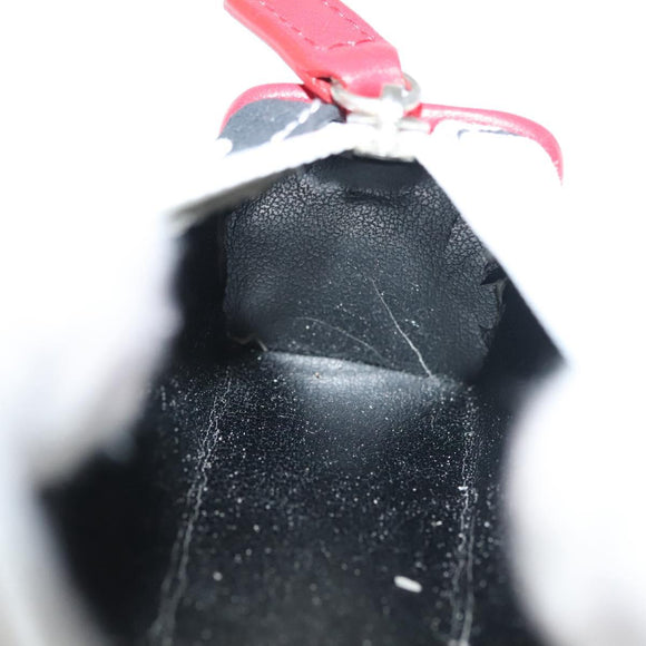 Christian Dior Lipstick case Cosmetic Pouch Canvas White Auth 134881