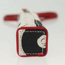 Christian Dior Lipstick case Cosmetic Pouch Canvas White Auth 134881-3