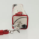 Christian Dior Lipstick case Cosmetic Pouch Canvas White Auth 134881-4