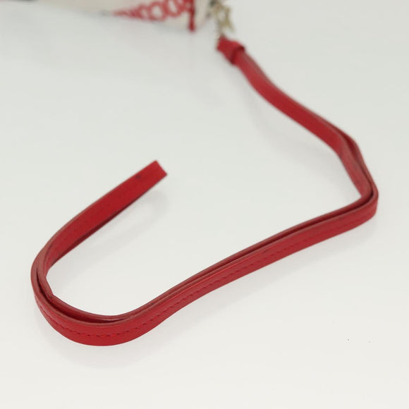 Christian Dior Lipstick case Cosmetic Pouch Canvas White Auth 134881