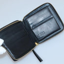 LOEWE Puzzle Anagram Compact Wallet Leather Yellow Auth 134882-9