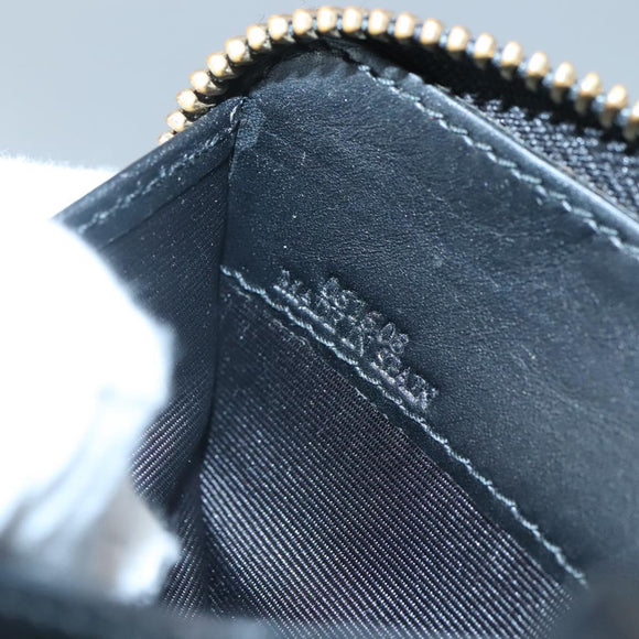 LOEWE Puzzle Anagram Compact Wallet Leather Yellow Auth 134882