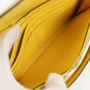 LOEWE Puzzle Anagram Long Wallet Leather Yellow Auth 134883M-23