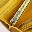 LOEWE Puzzle Anagram Long Wallet Leather Yellow Auth 134883M-26