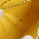 LOEWE Puzzle Anagram Long Wallet Leather Yellow Auth 134883M-10