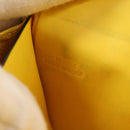 LOEWE Puzzle Anagram Long Wallet Leather Yellow Auth 134883M-11