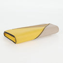 LOEWE Puzzle Anagram Long Wallet Leather Yellow Auth 134883M-5